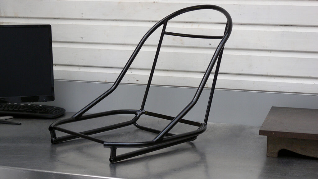 manufactured car seat frame by triple v engineering
